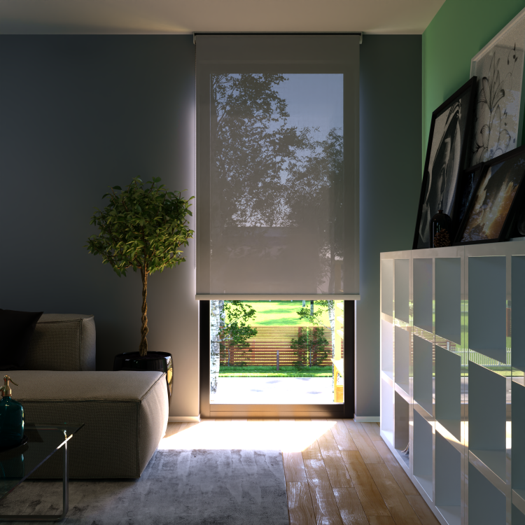 Rolgordijn Tokio Grijs