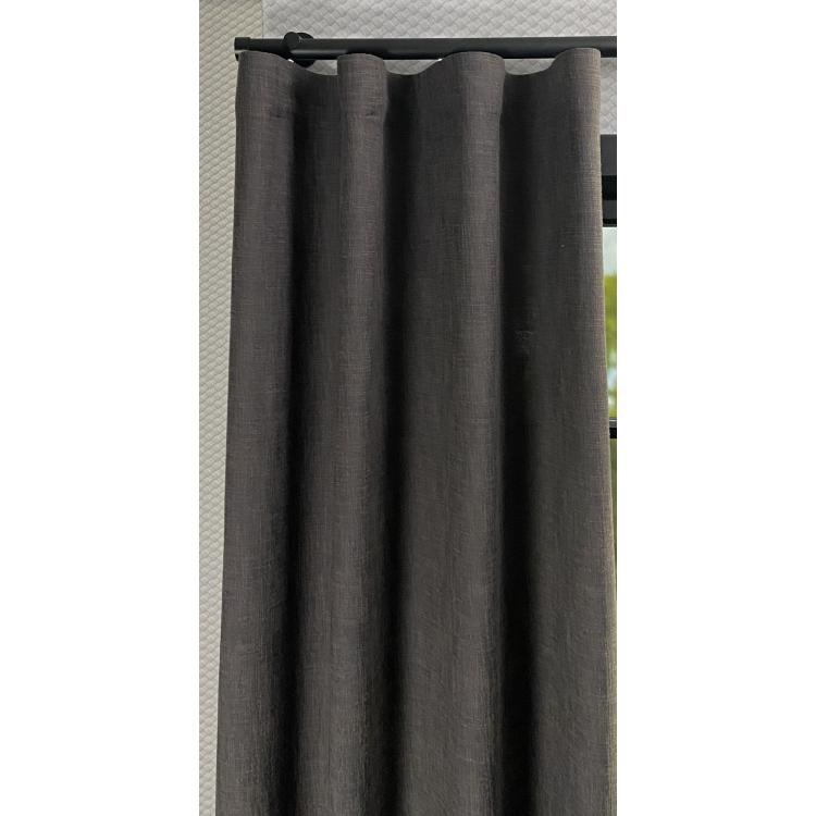 Overgordijn Carum Donkergrijs