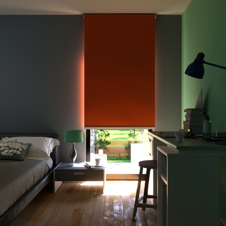 Rolgordijn Miami Oranje