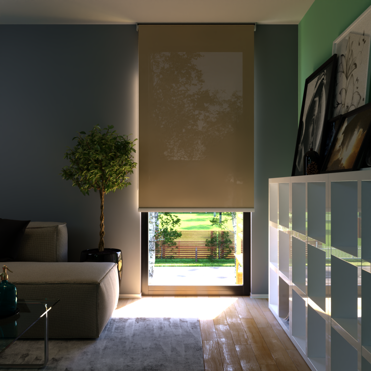 Rolgordijn Boston Geel