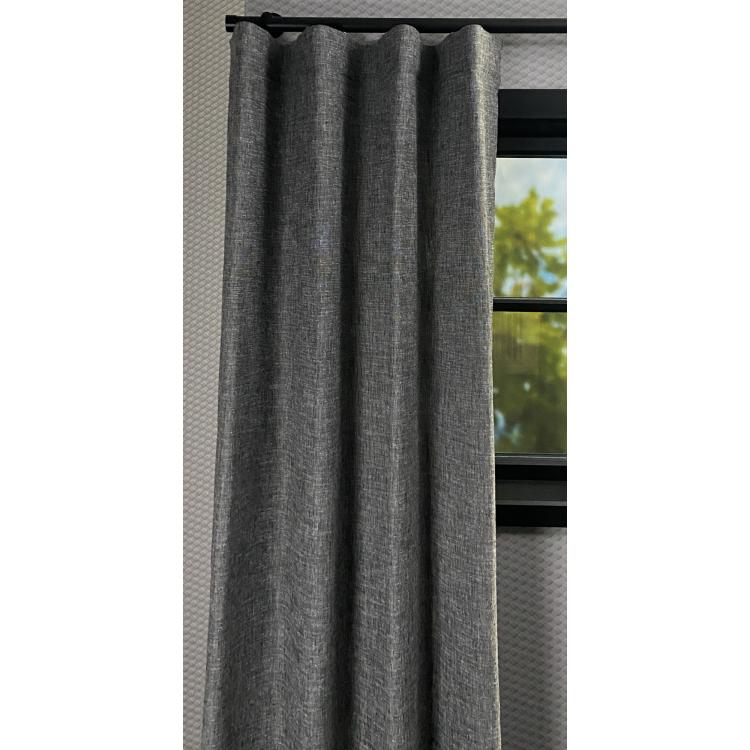 Overgordijn Iris Zwart