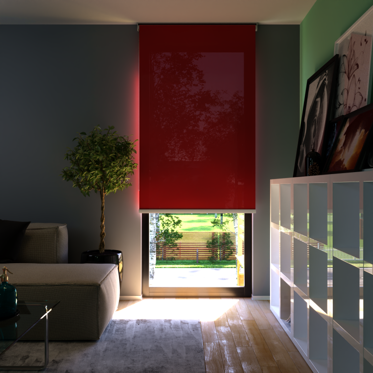 Rolgordijn Boston Rood