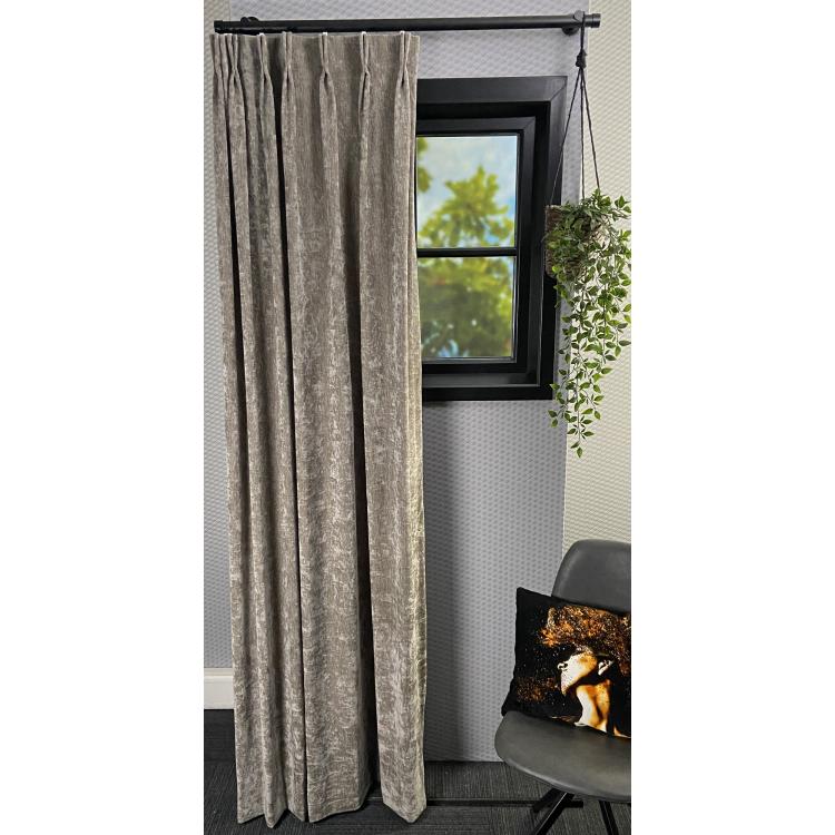 Overgordijn Ritro Taupe