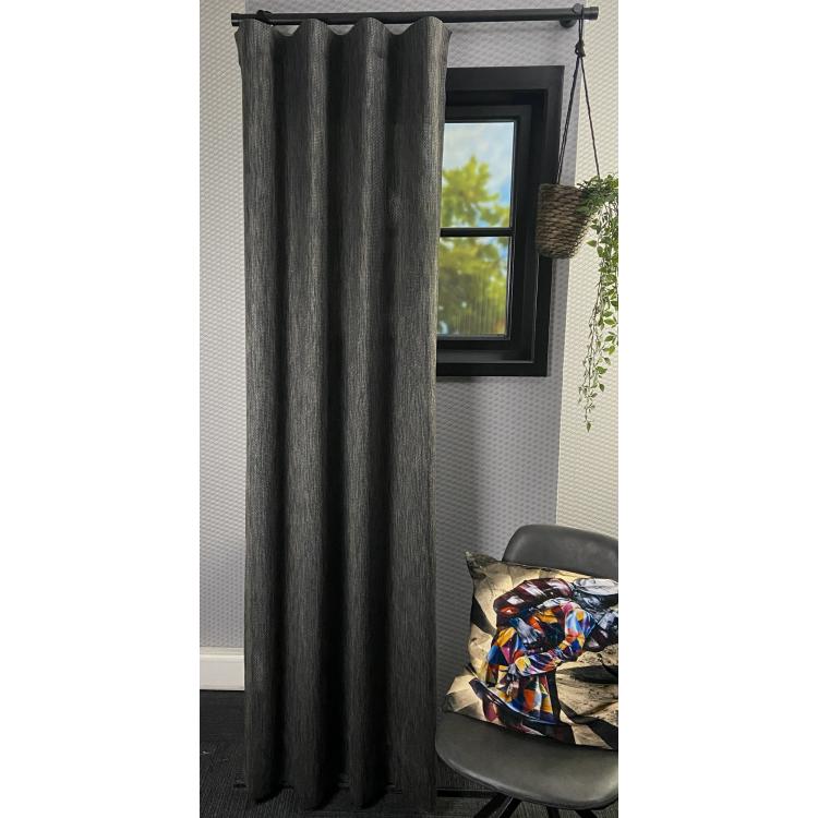 Overgordijn Vicia Zwart