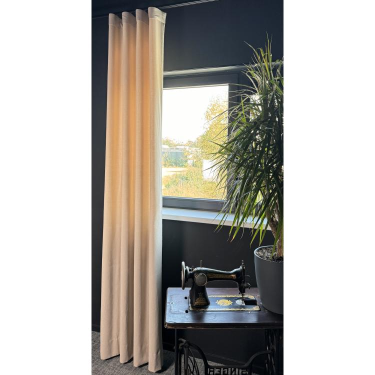 Overgordijn Linum Zand