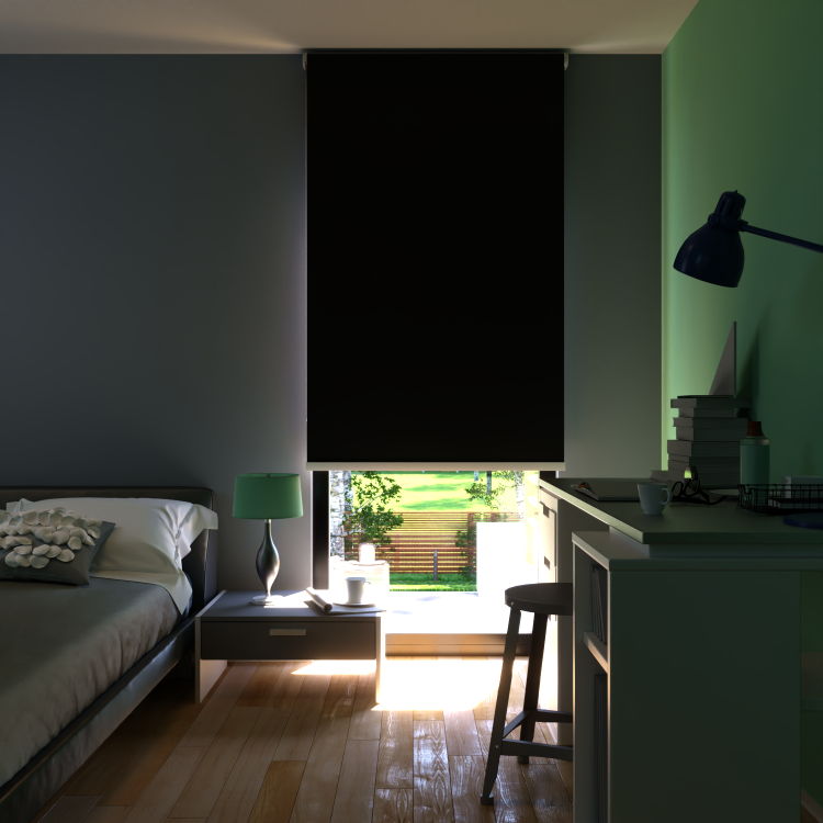 Rolgordijn Miami Zwart