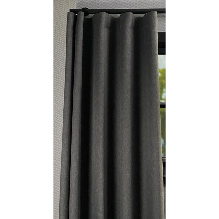 Overgordijn Genista Donkergrijs