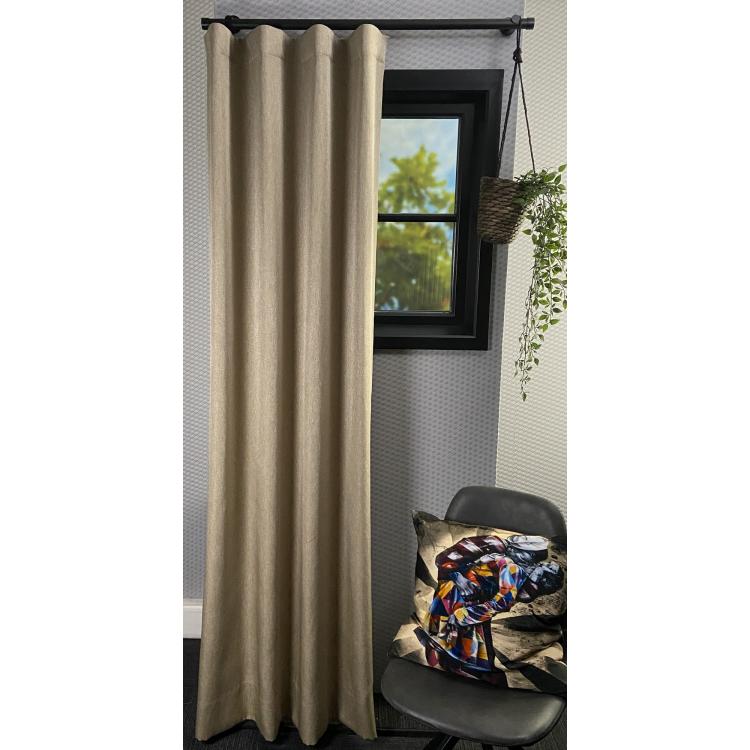 Overgordijn Lotus Bruin