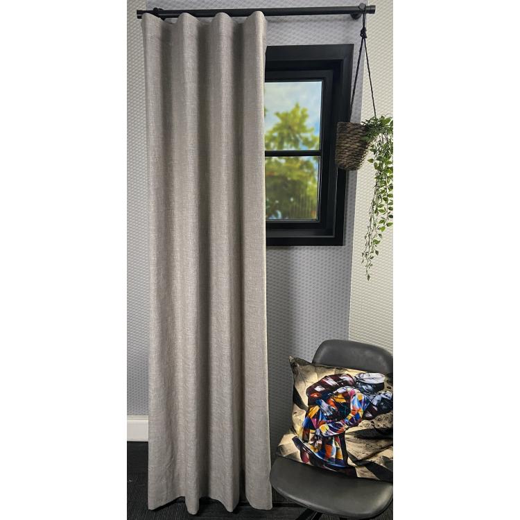 Overgordijn Iris Grijs