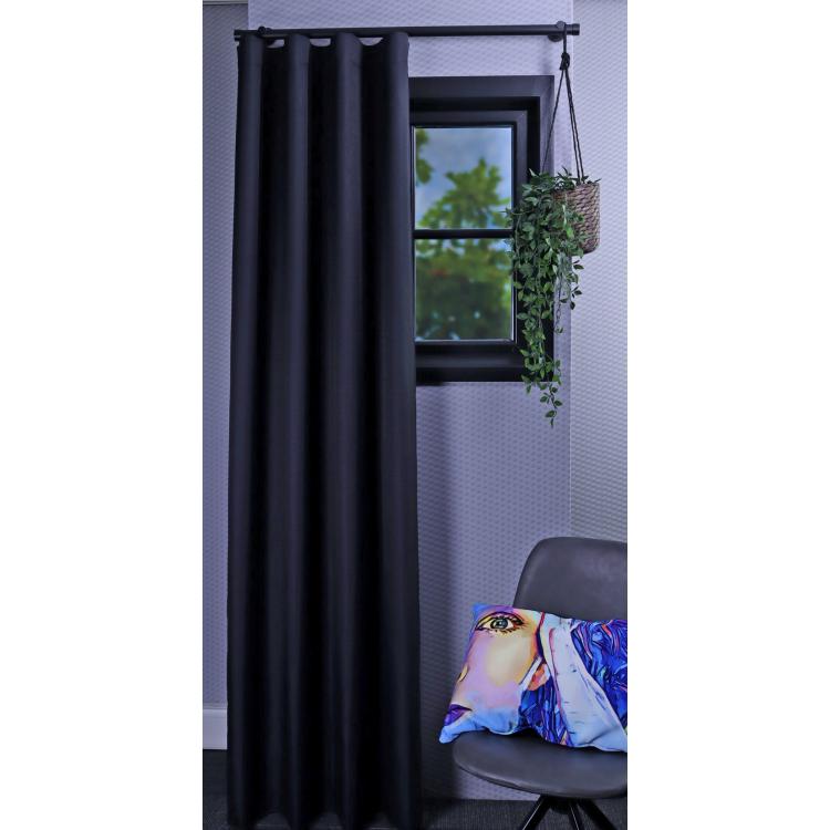 Overgordijn Yucca Zwart