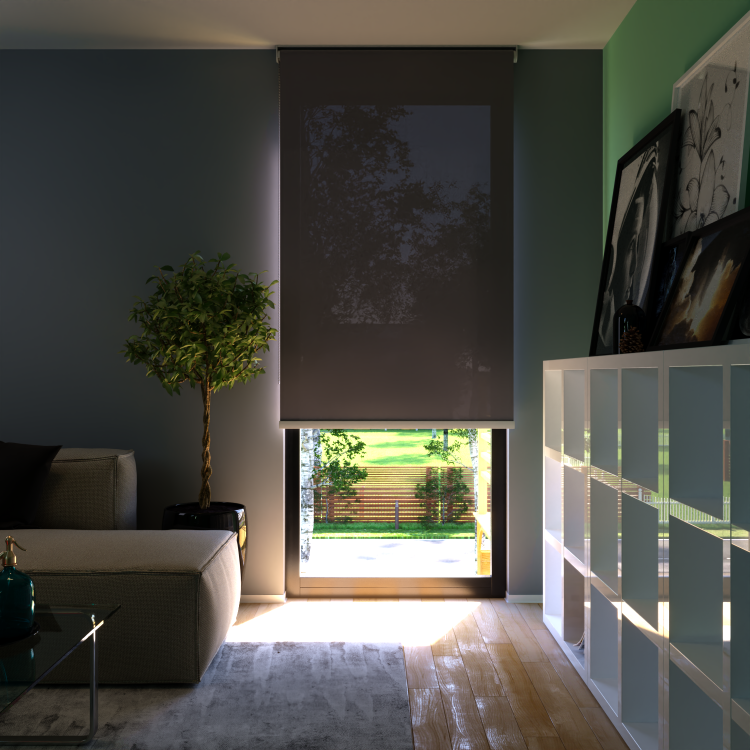 Rolgordijn Boston Donkergrijs