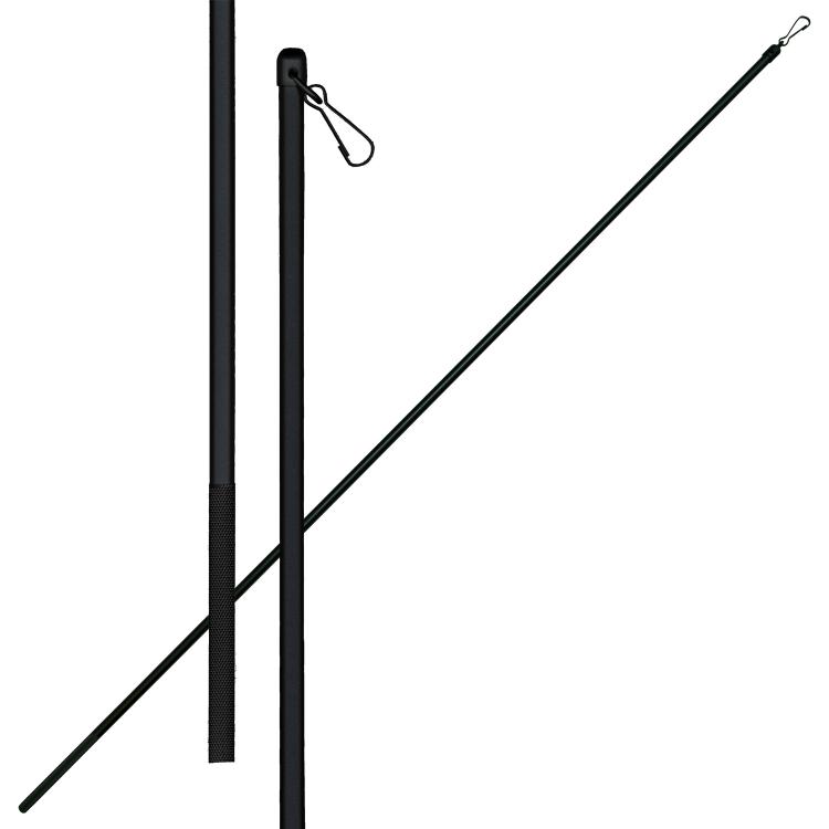 Trekstang Mat Zwart - Aluminium 75cm