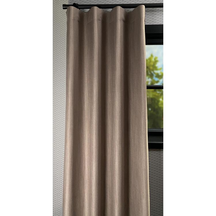 Overgordijn Akelei Bruin