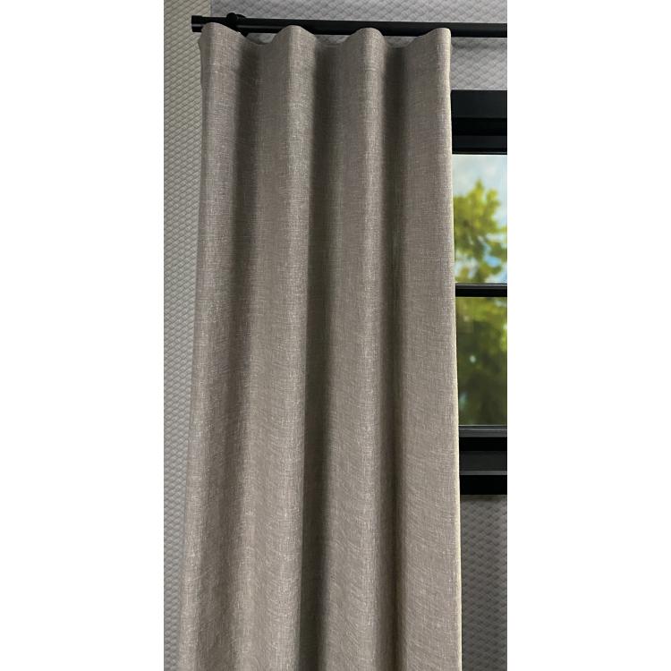 Overgordijn Iris Grijs
