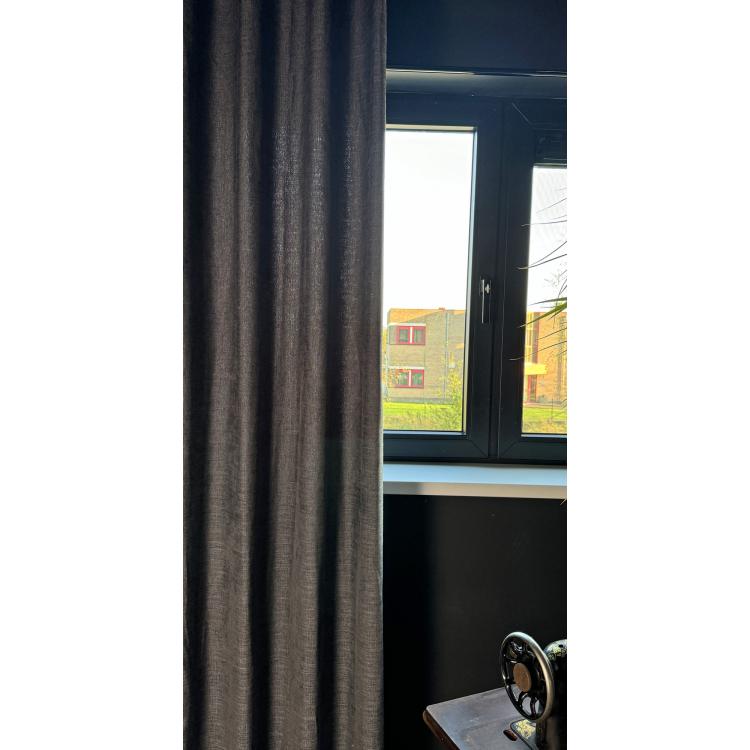 Overgordijn Hosta Zwart