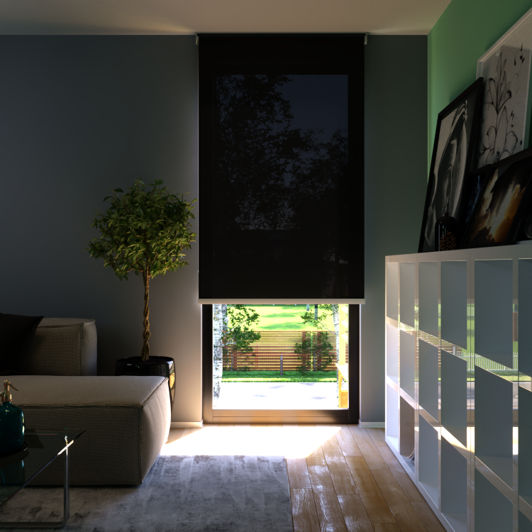 Rolgordijn Boston Zwart