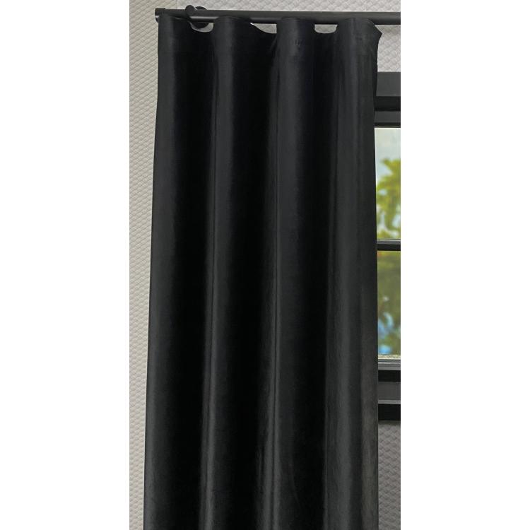 Overgordijn Hebe Zwart