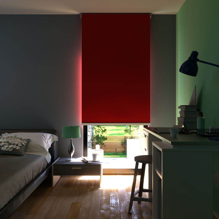 Rolgordijn Miami Rood