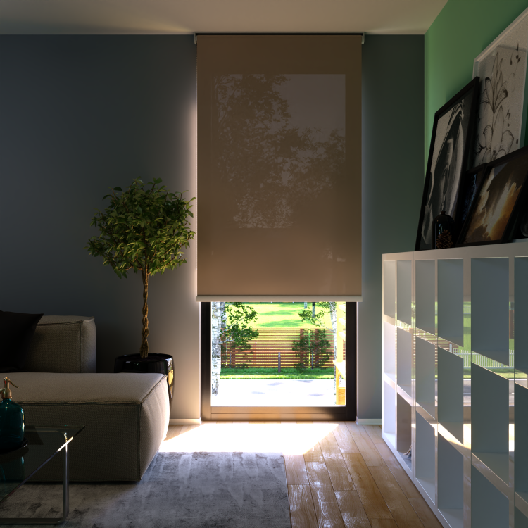 Rolgordijn Boston Lichtbruin