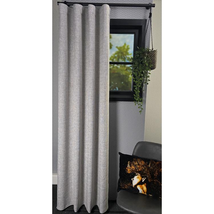 Overgordijn Stipa Bruingrijs