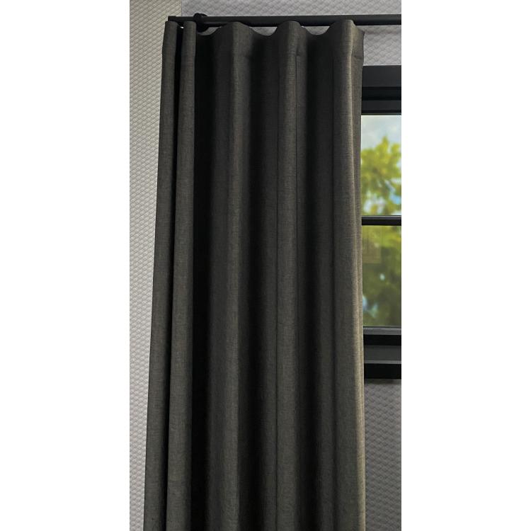 Overgordijn Jasmijn Donkergrijs