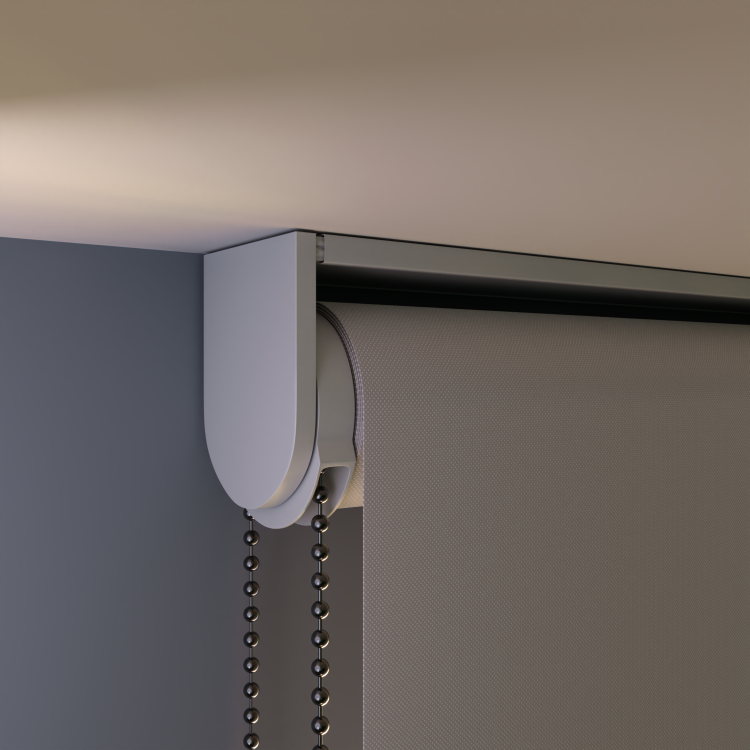 Rolgordijn Tokio Lichtgrijs