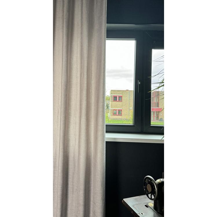 Overgordijn Hosta Lichtgrijs