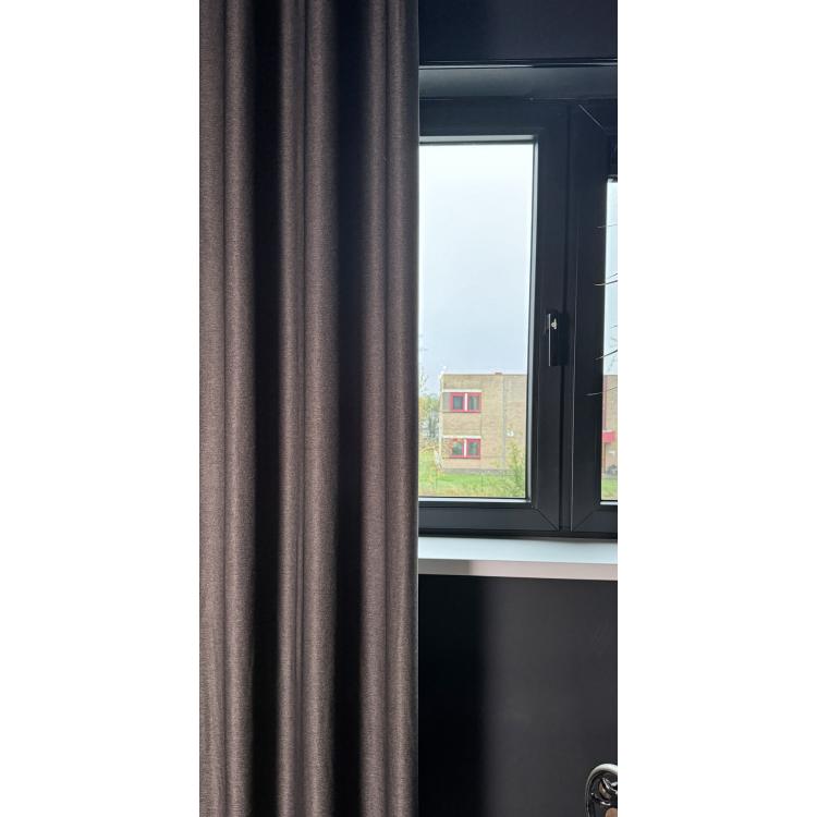 Overgordijn Denta Bruin